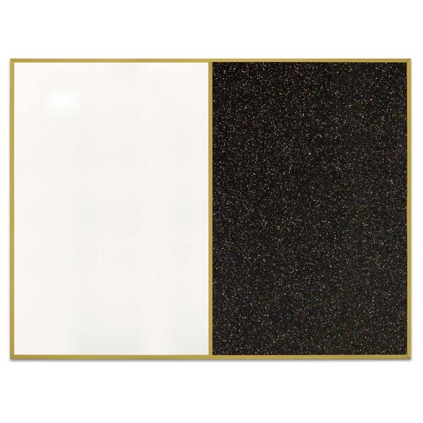 Sliding Door Indoor Enclosed Corkboard, 9